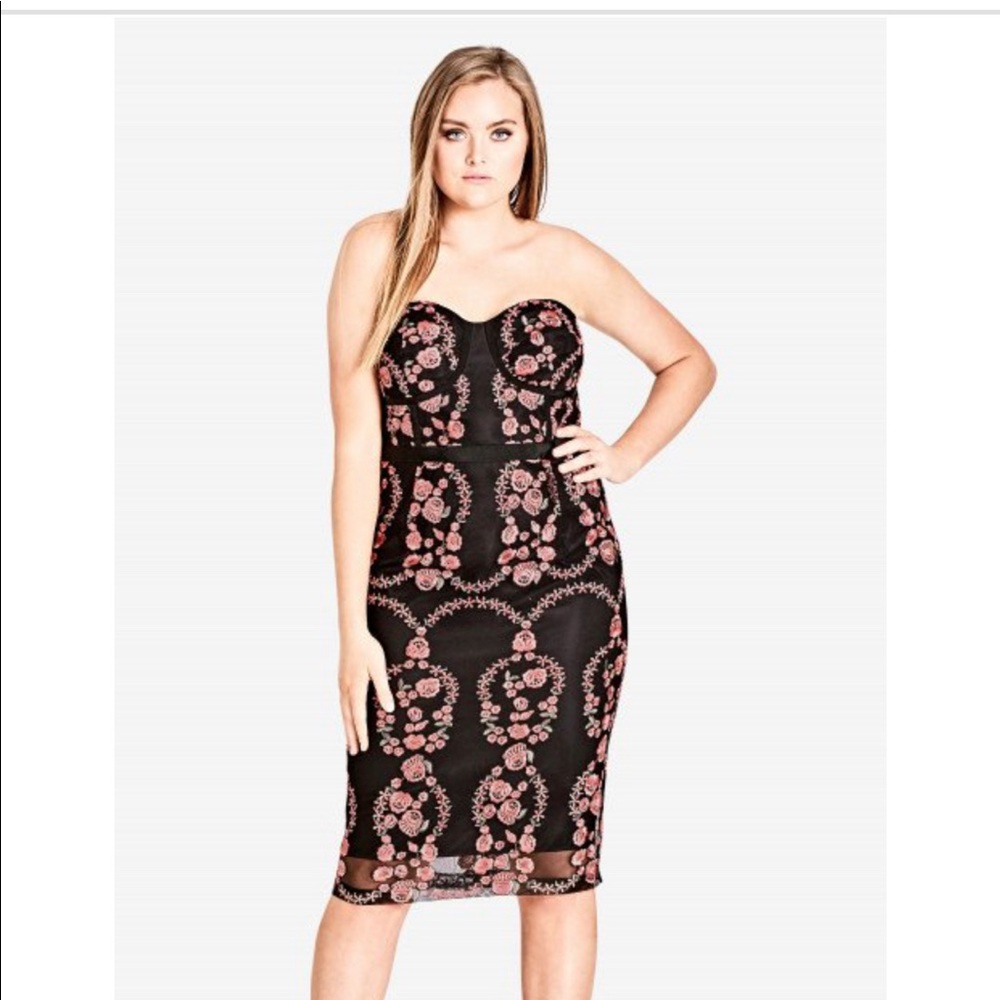 City chic dolce dress